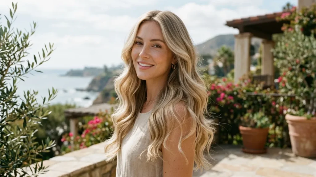 Beige Blonde Waves