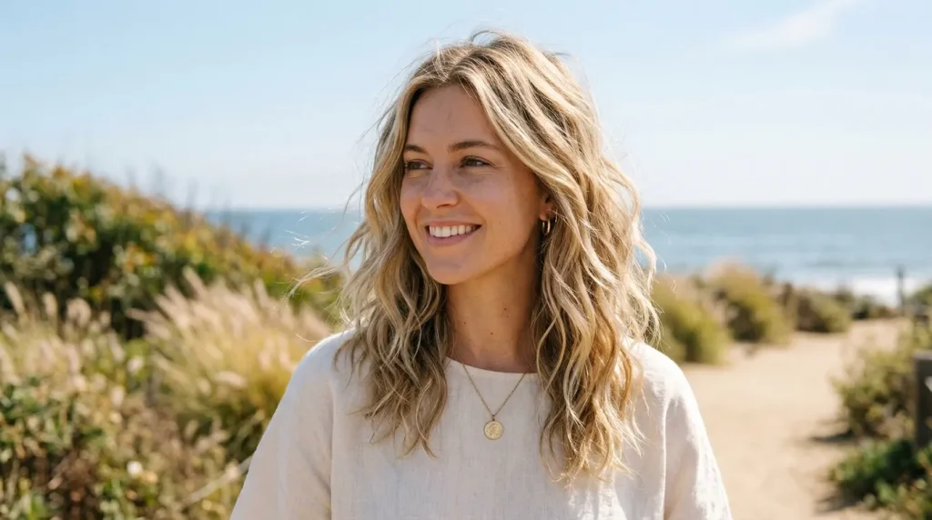 Tousled Mid-Length Blonde