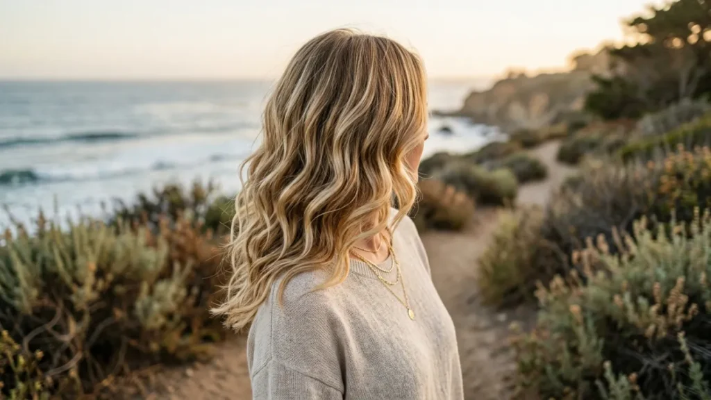 Wavy Blonde Balayage