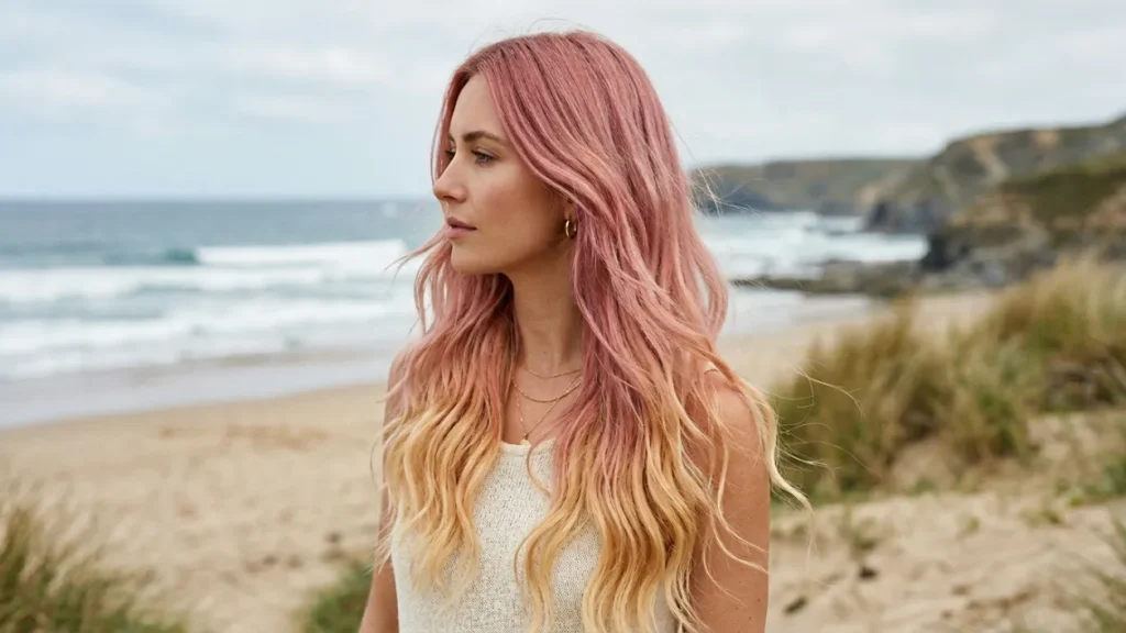 Faded Pink to Blonde