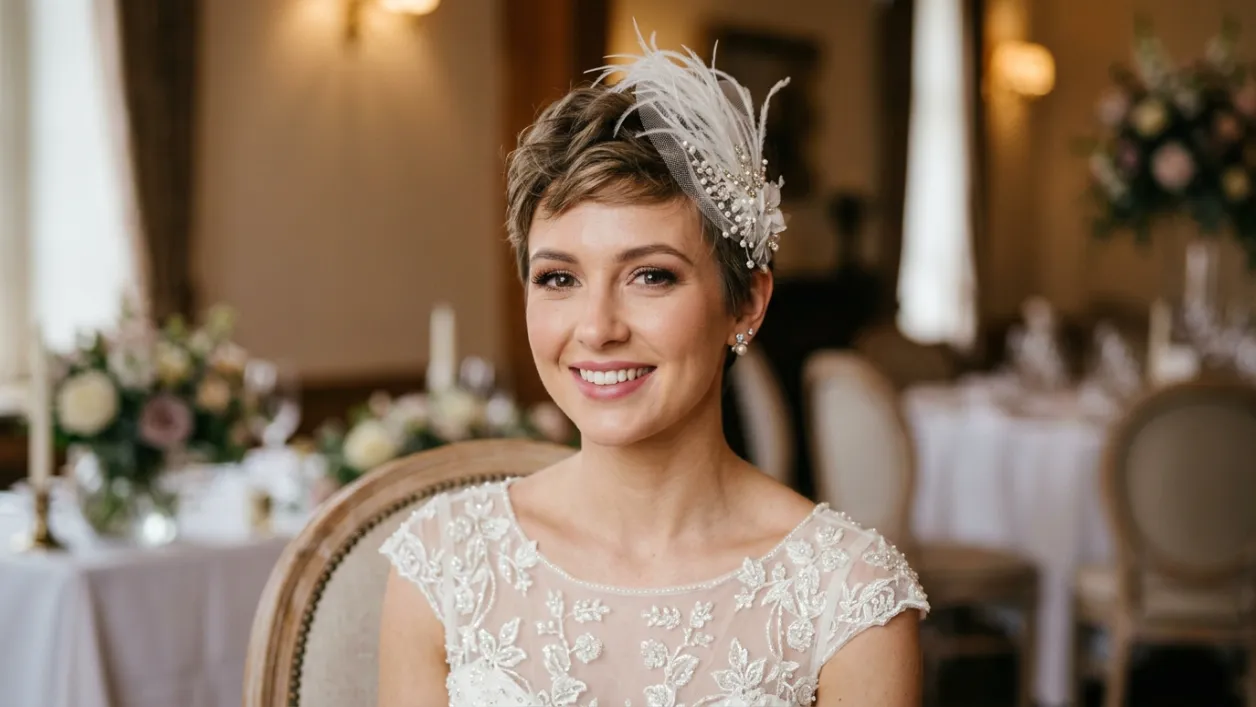 short wedding hairstyles